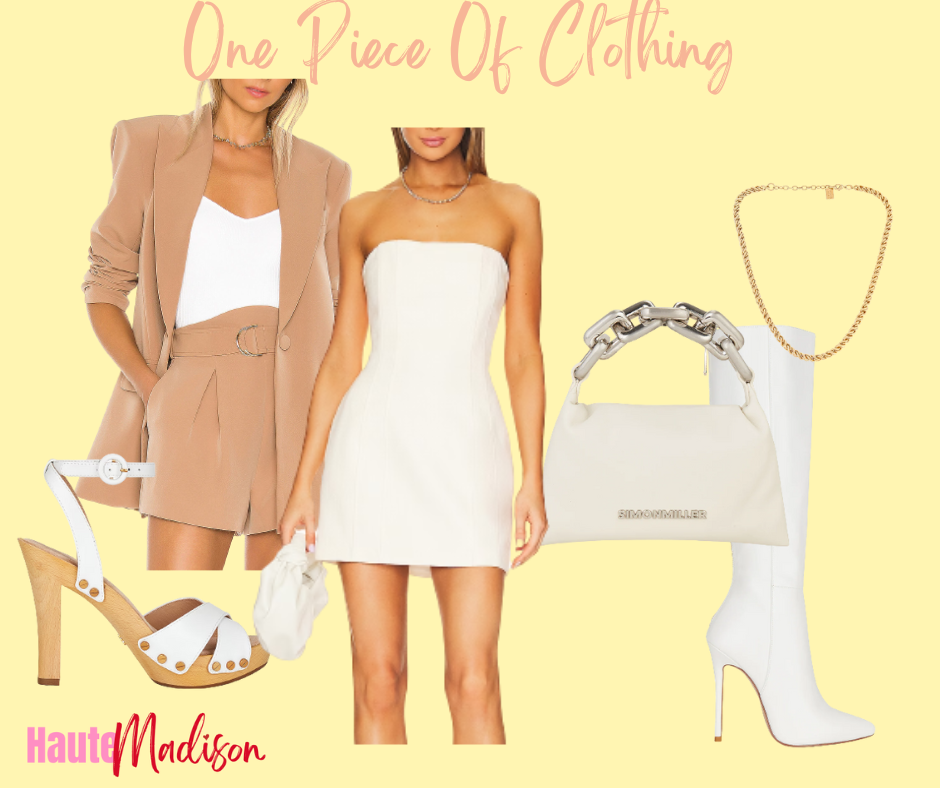 OOTD: Creating fashionable looks with one piece of clothing